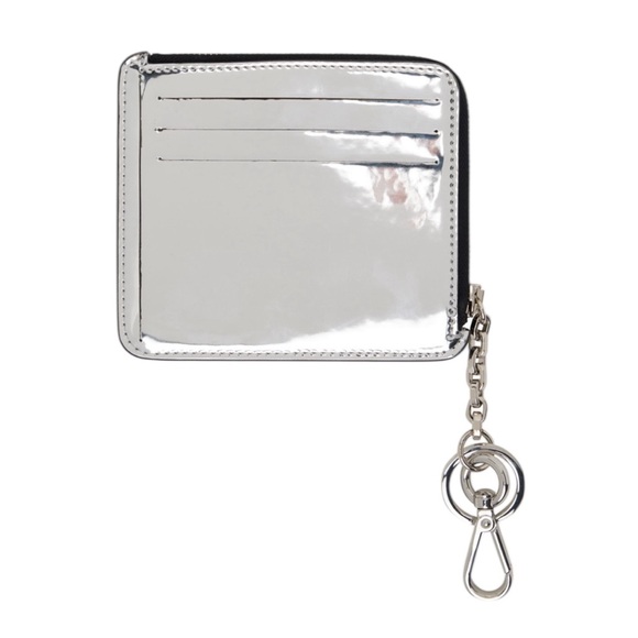 Acne Studios Metallic Logo Print Wallet - Picture 3 of 4